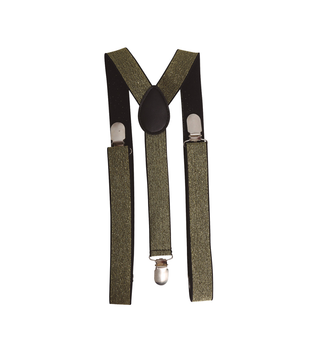 Retro kšandy ve zlaté barvě