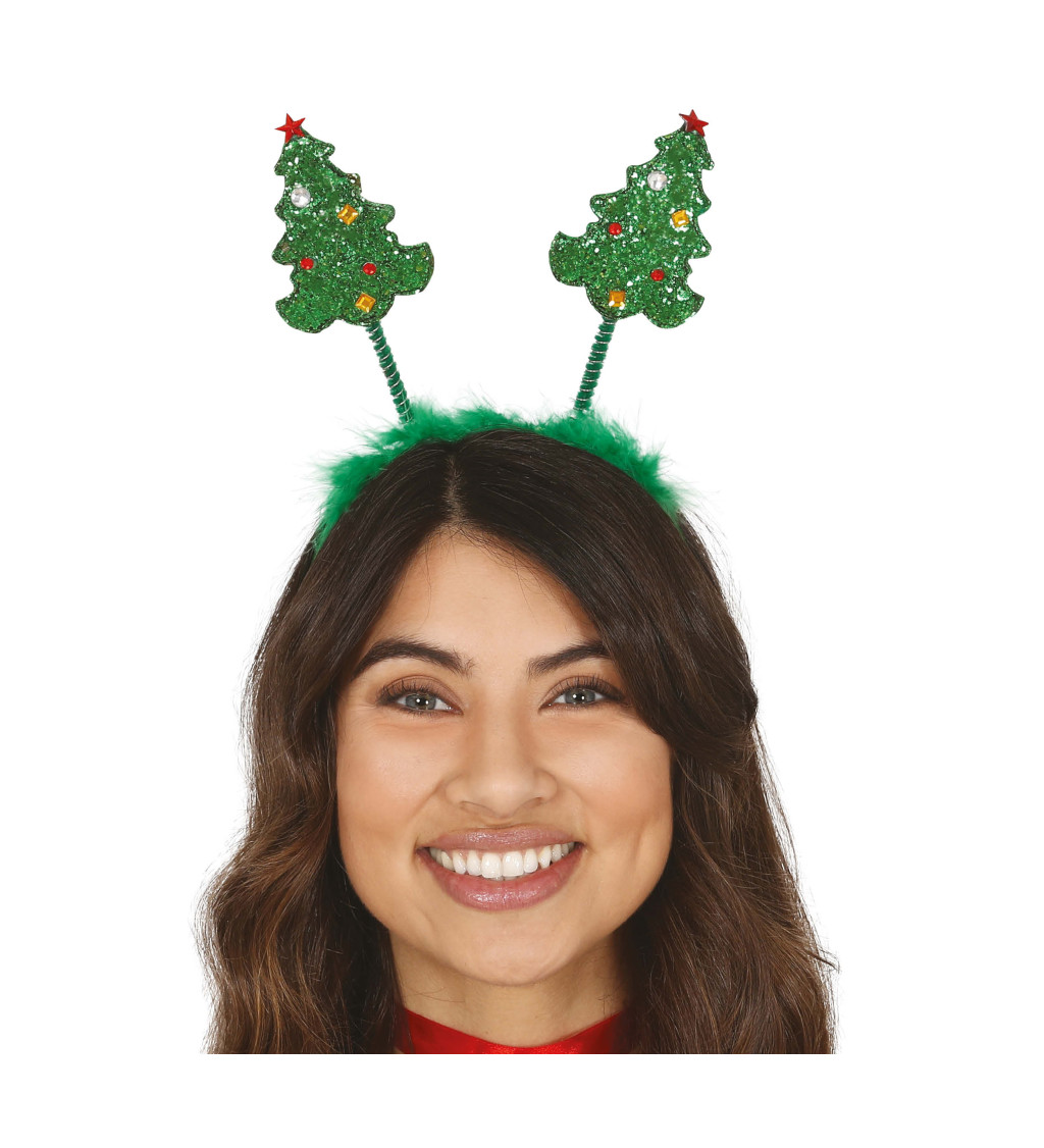 Čelenka vánoční motiv