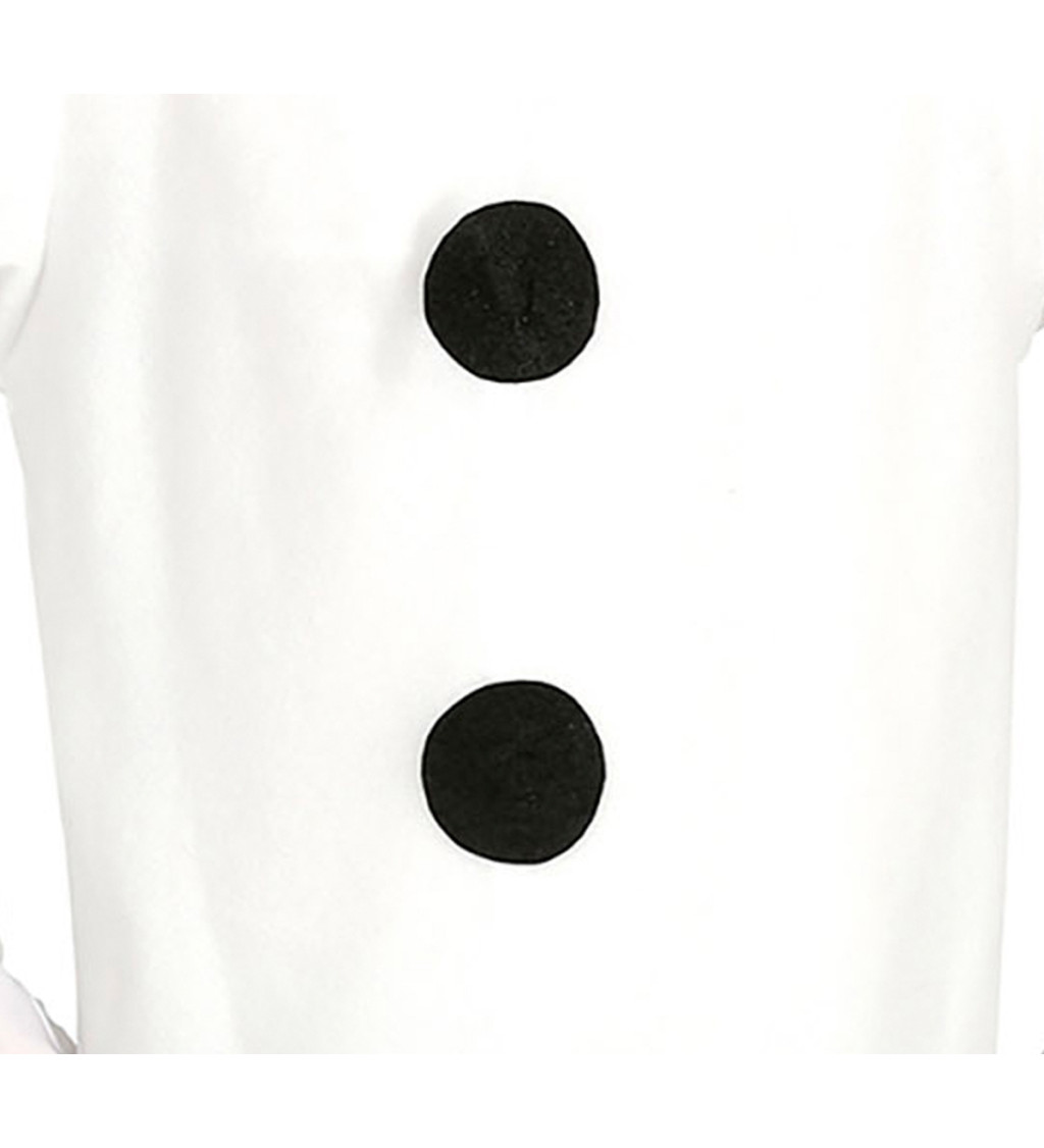 Sněhulák – dětský karnevalový kostým