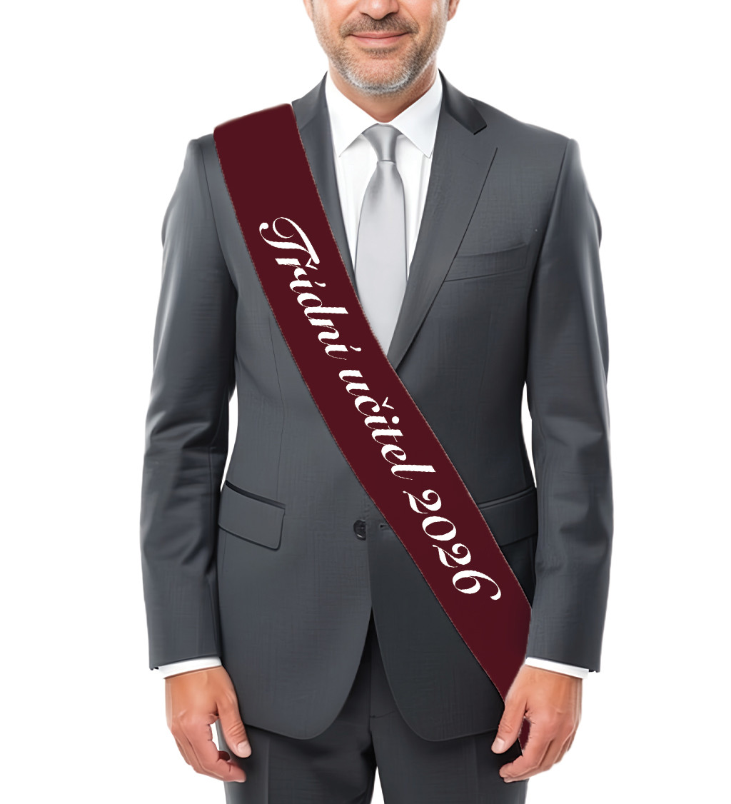 Třídní učitel 2026 – elegantní šerpa