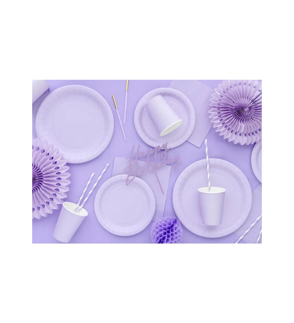 Levandulové talířky - 6 ks