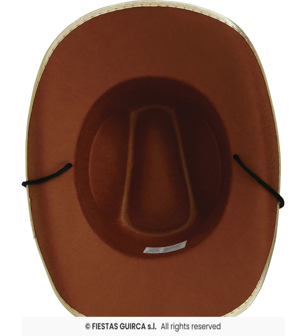 Klobouk kovboj – hnědý