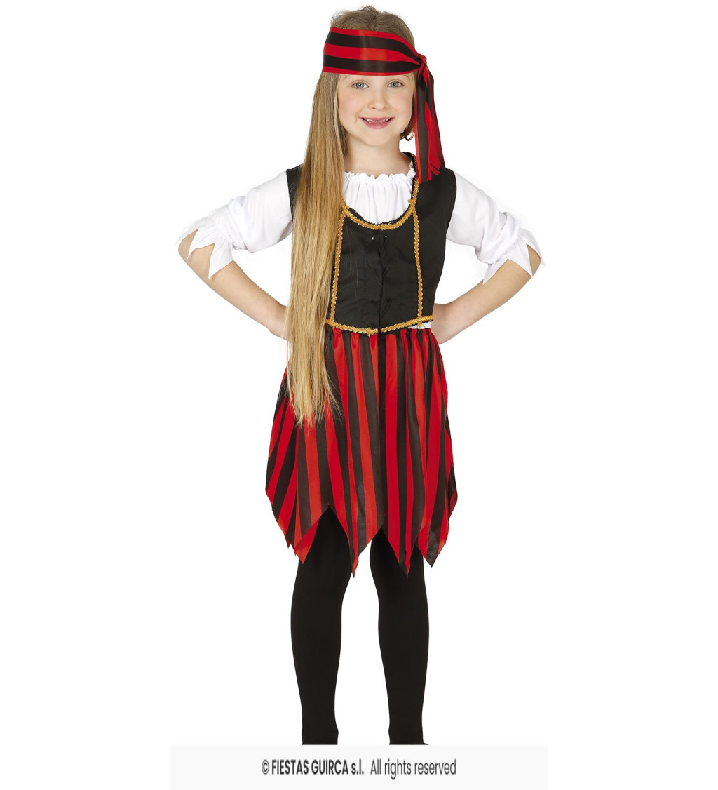 Dětský kostým – pirátka