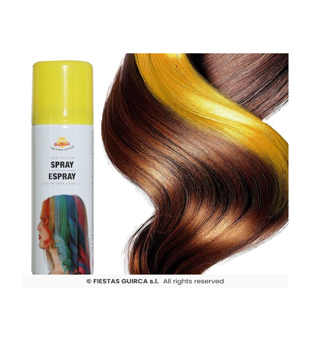 Sprej žlutý na vlasy