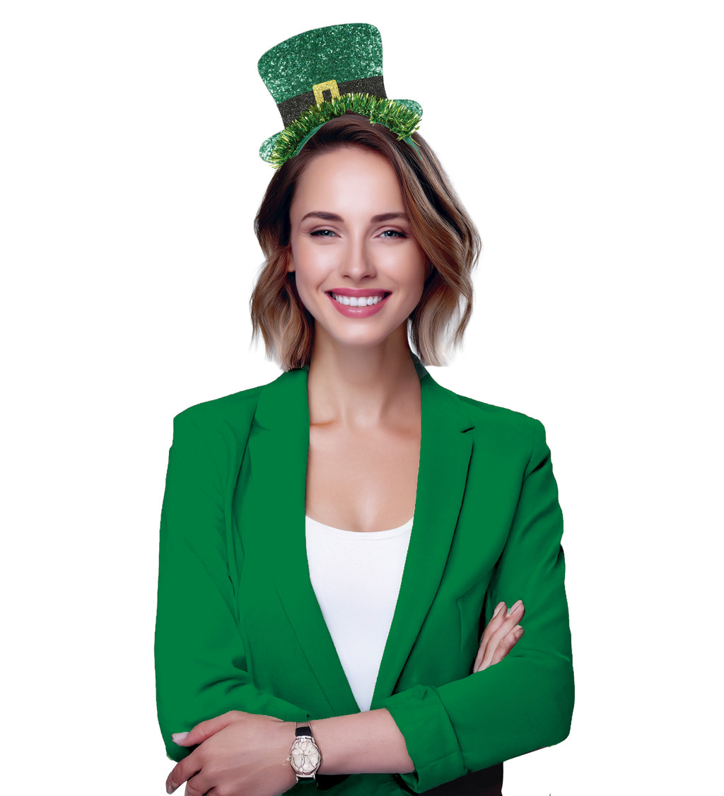 Stylová čelenka Sv. Patrik