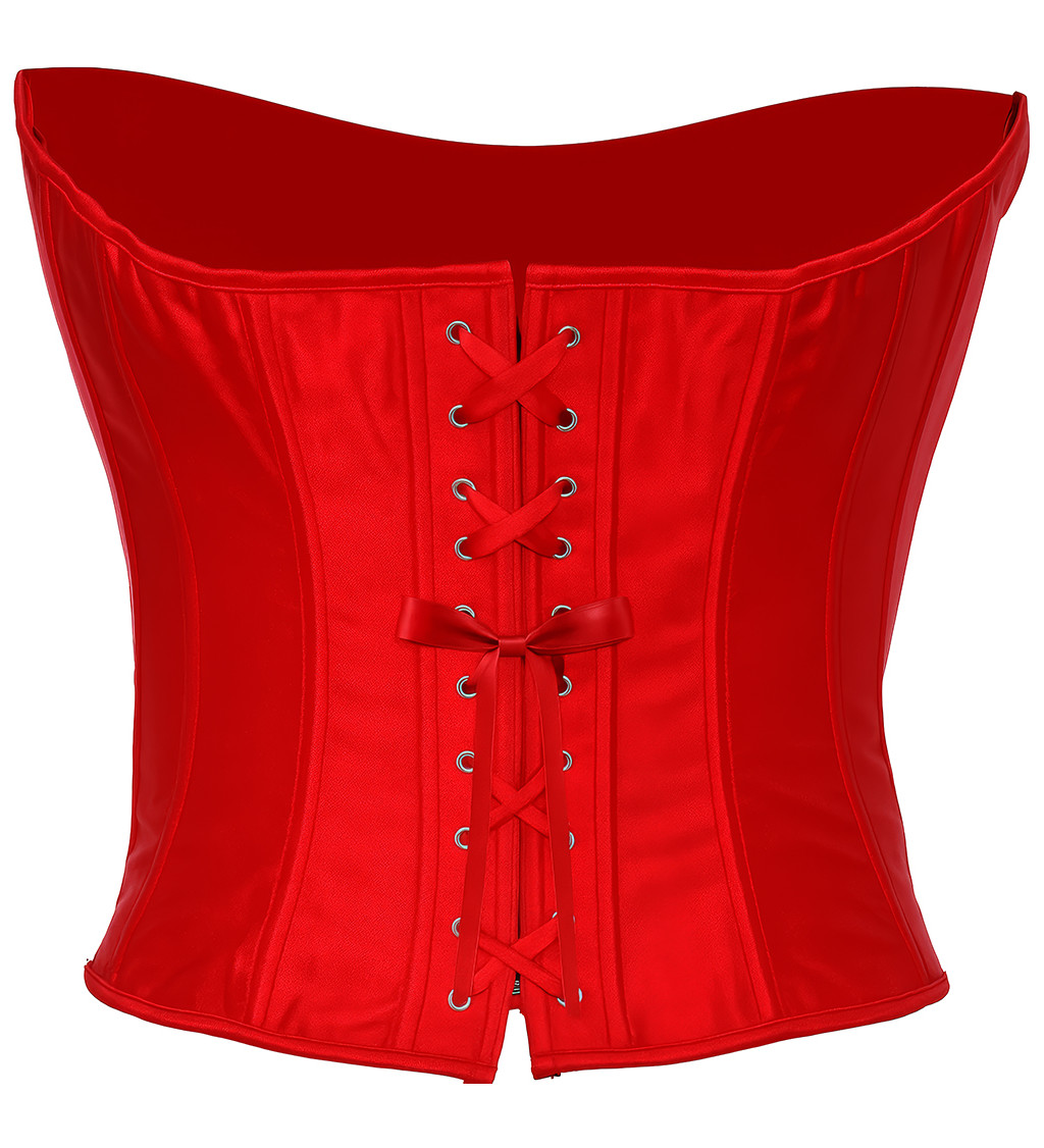 Korzet červené barvy