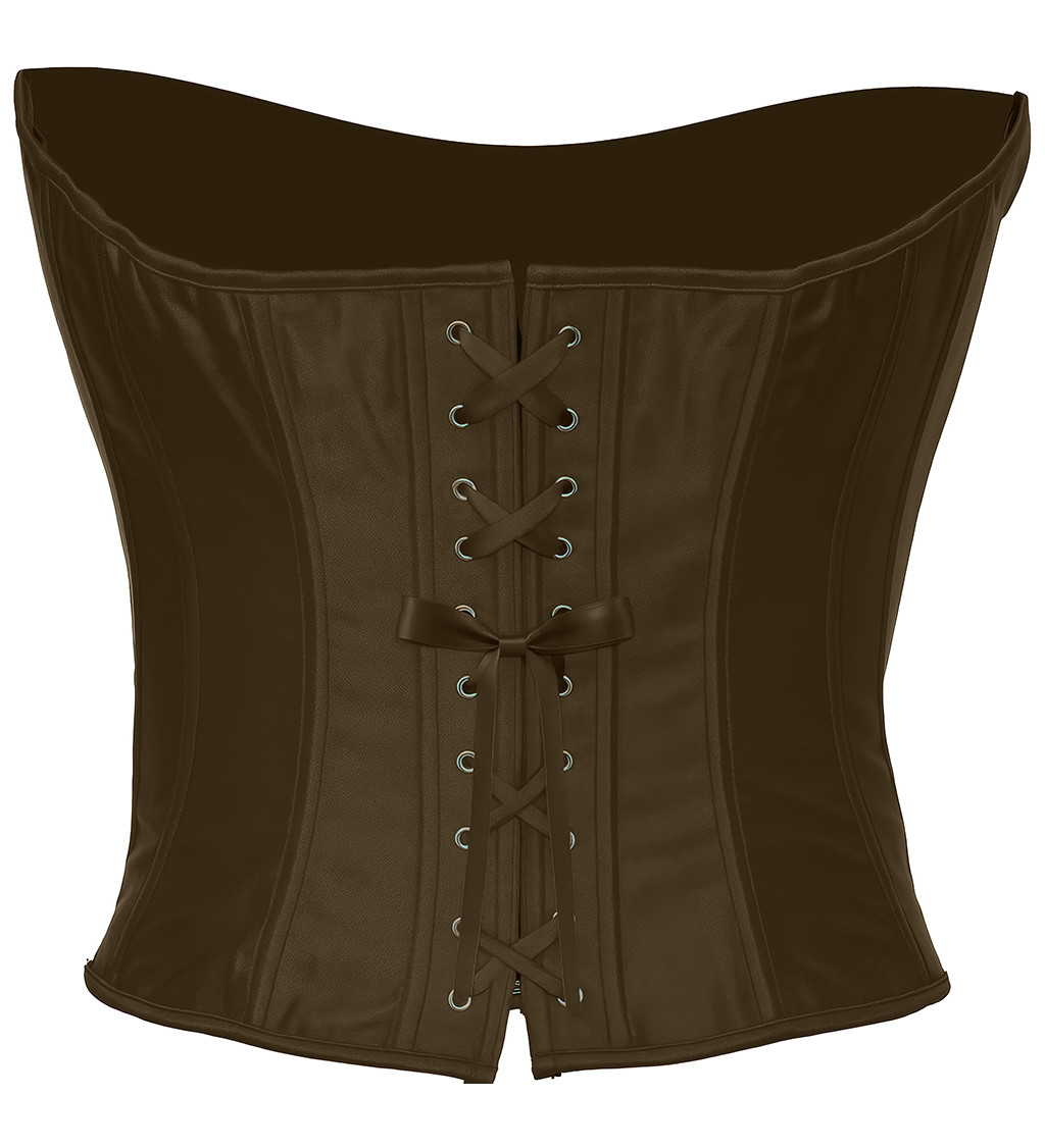 Korzet hnědé barvy