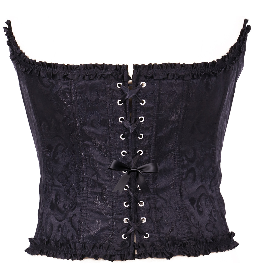 Korzet černý s krajkou
