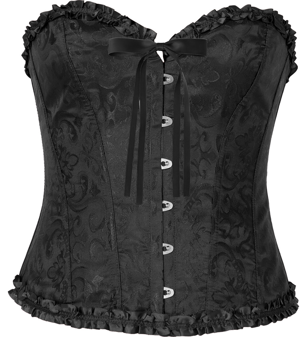 Korzet černý s krajkou
