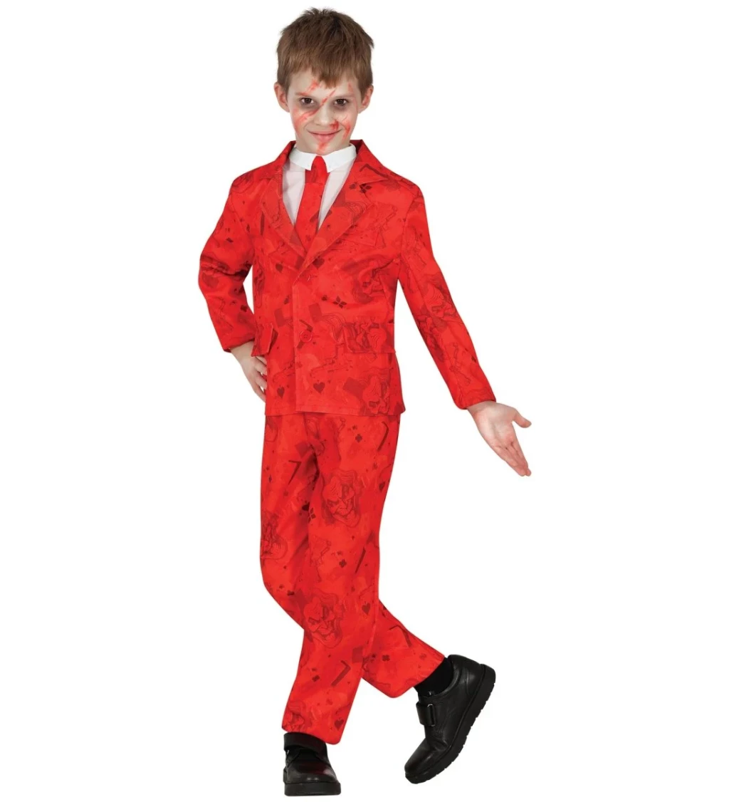 Dětský kostým: červený oblek