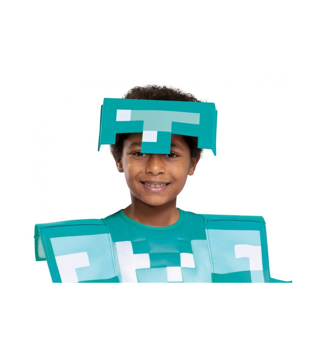 Minecraft – kostým diamantová zbroj pro děti