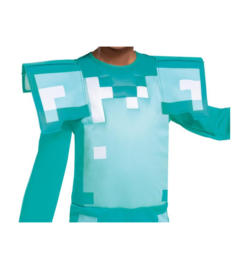 Minecraft – kostým diamantová zbroj pro děti