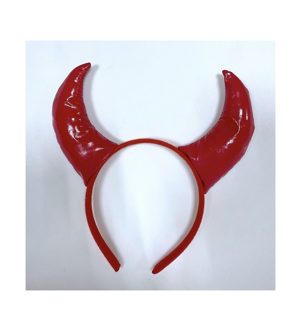Čelenka - Červené ďábelské rohy