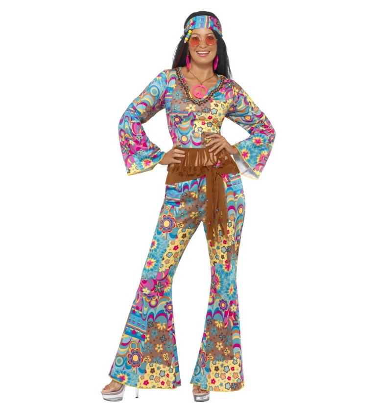 Kostým "Hippie žena - kalhoty"
