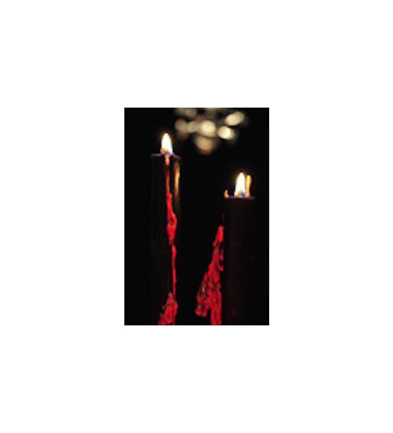 Halloweenské svíčky - krvácející 2 ks