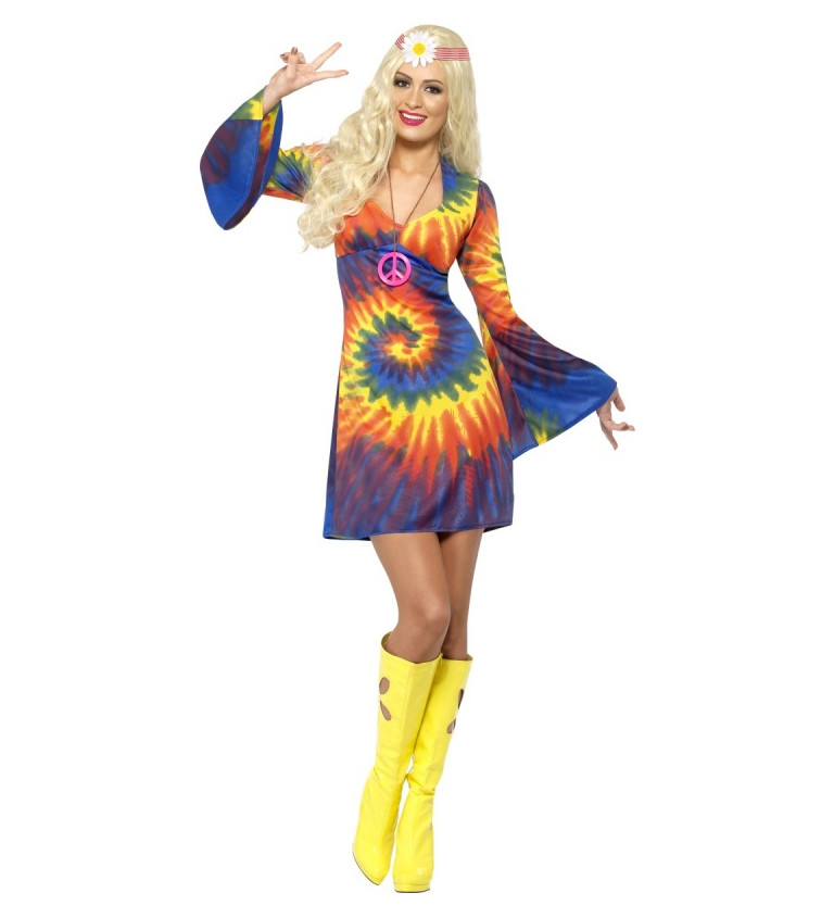 Kostým "Hippie duhový - dámský"