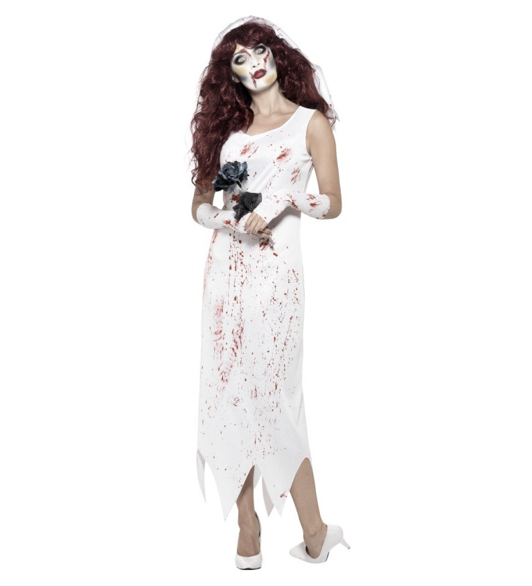 Kostým na halloween "Zombie nevěsta"