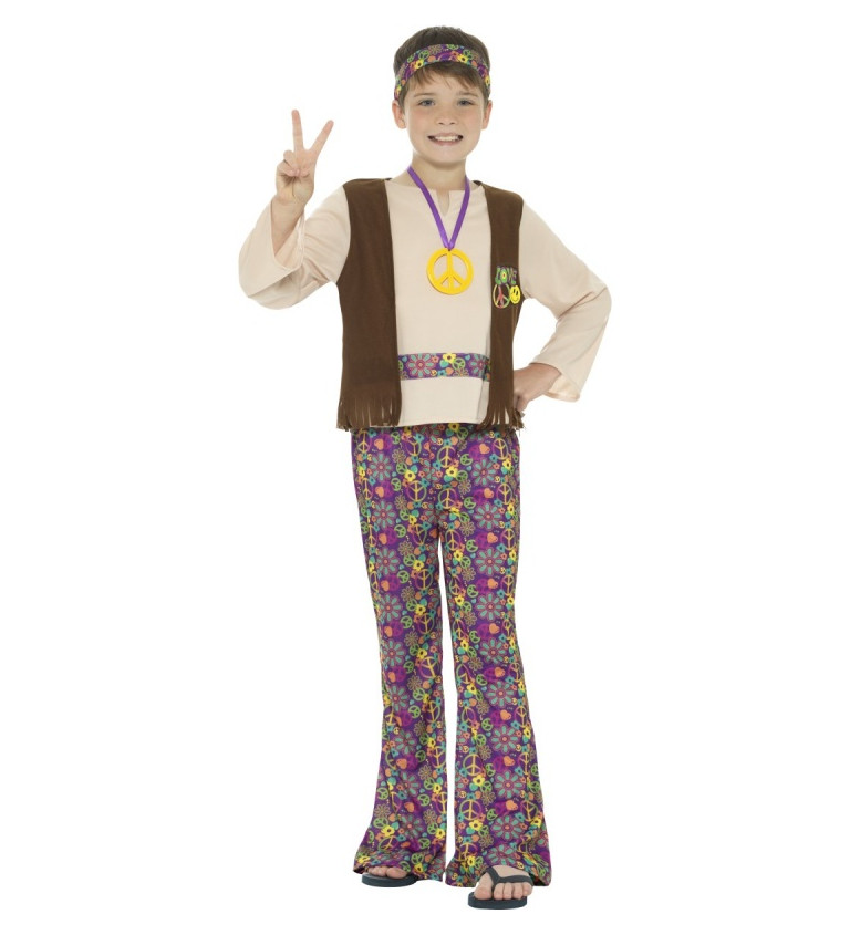 Dětský kostým "Hippie chlapec"