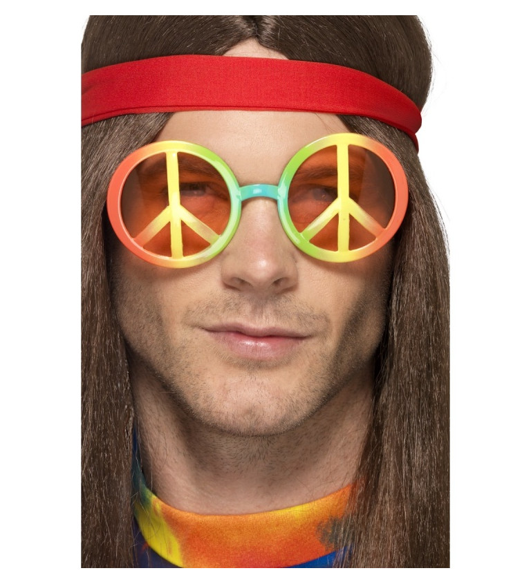 Hippie brýle se nakem míru II