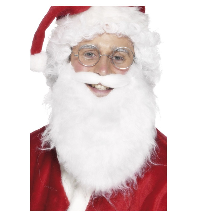 Plnovous Santa Claus - bílý