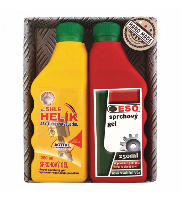 Sada Sprchové gely - motorové oleje