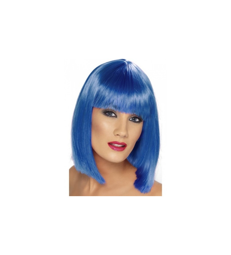 Paruka Glam - tmavě modrá