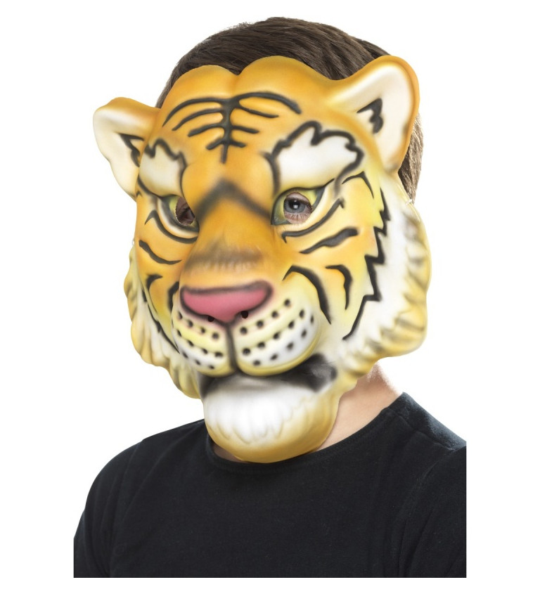 Plastická party maska Tygr