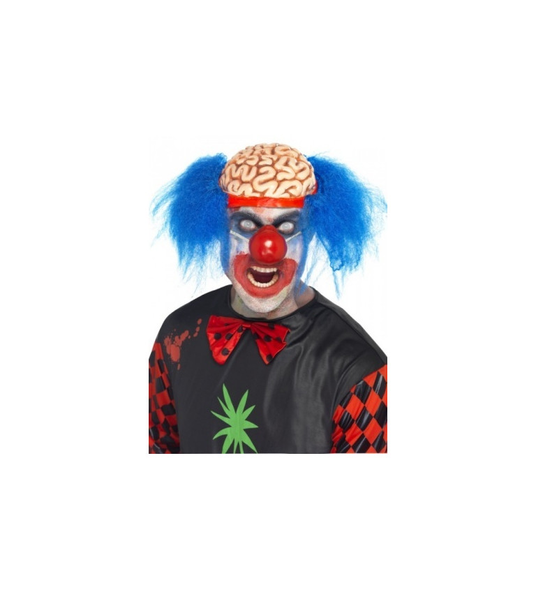Halloweenská maska Skalpovaný klaun