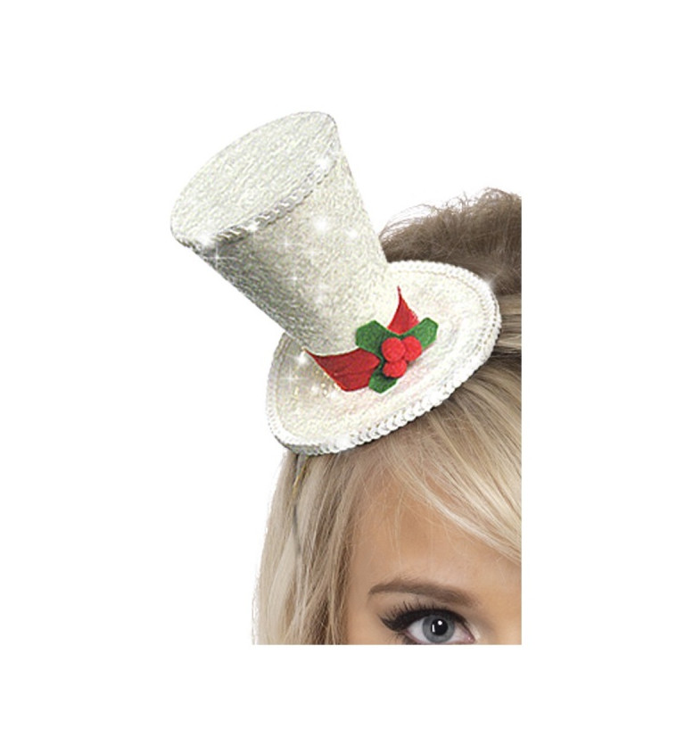 Mini klobouček - vánoční