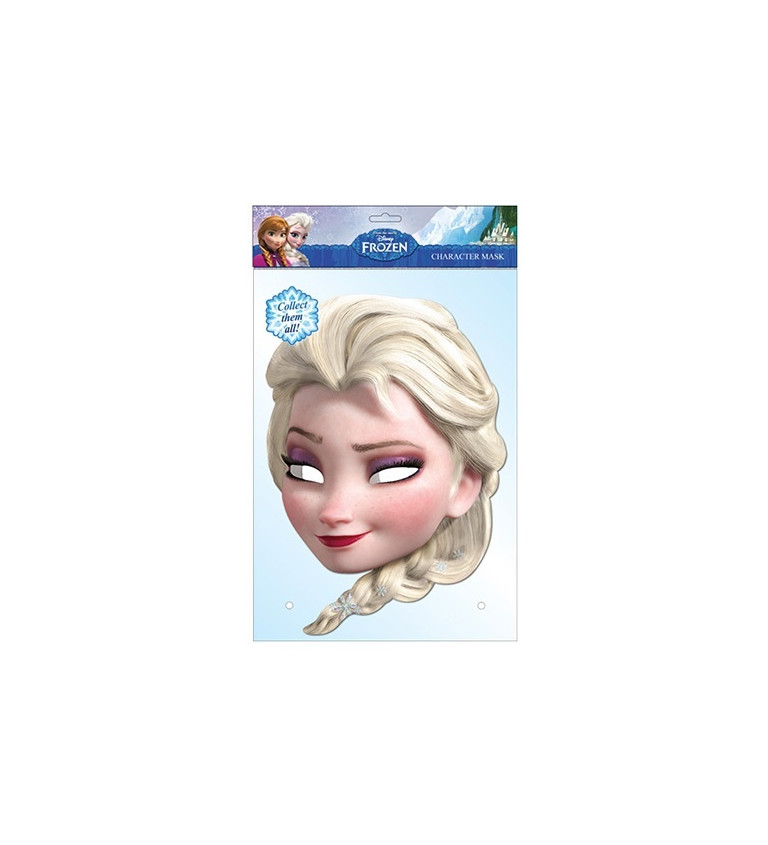 Party maska Elsa - Frozen