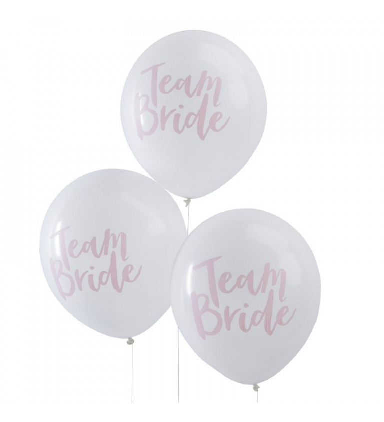 Balónky - TEAM BRIDE, 10 ks