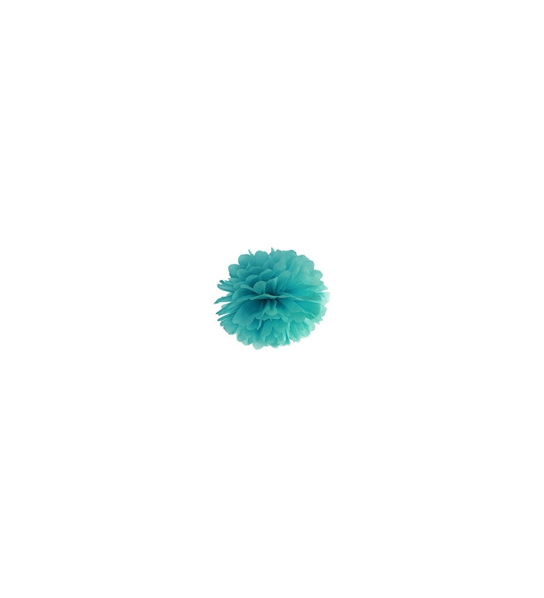 Hedvábná koule - modrozelená