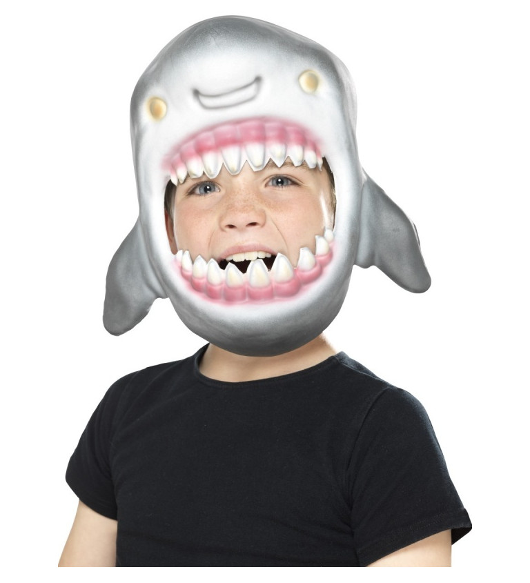 Plastická party maska Žralok