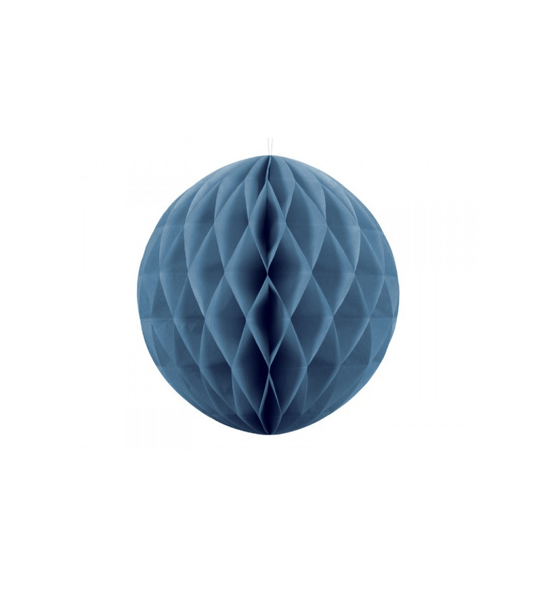 Dekorativní koule modrá - 20 cm