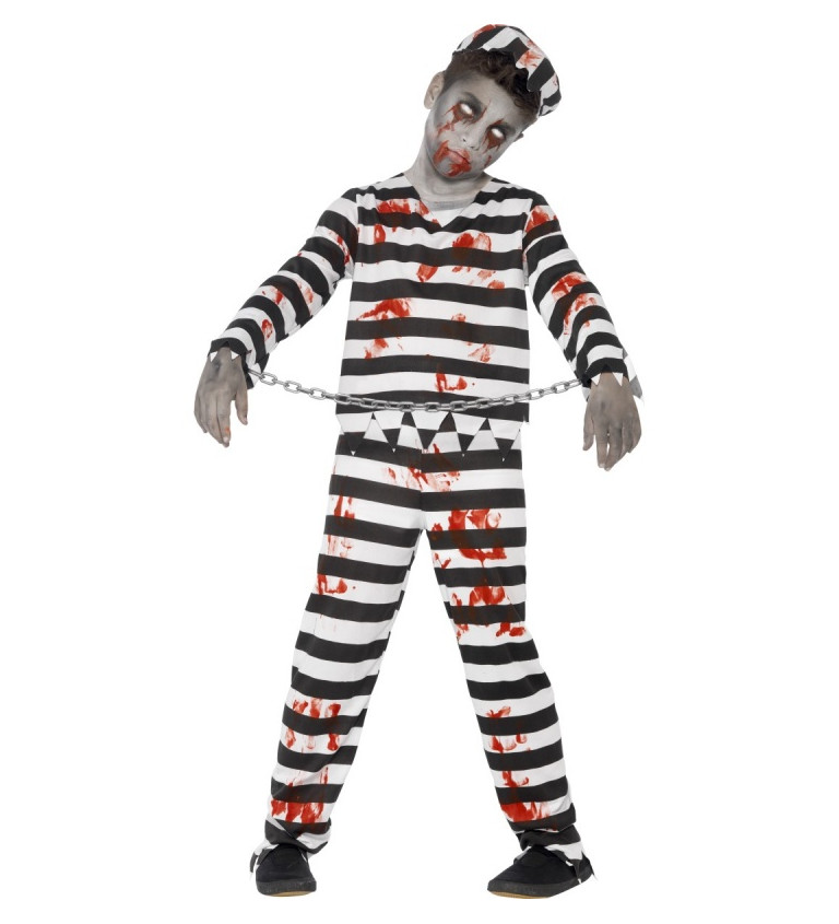 Dětský kostým "Zombie vězeň"
