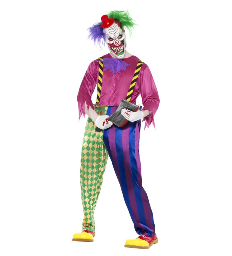 Kostým "Barevný hororový klaun"