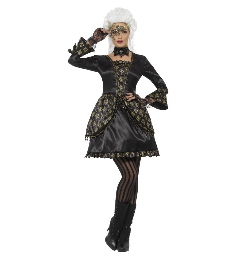 Kostým "Barokní dáma - černý"