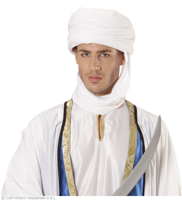 Arabský turban bílý