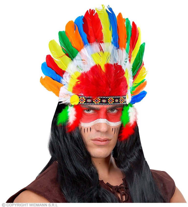 Indiánská čelenka Náčelník II