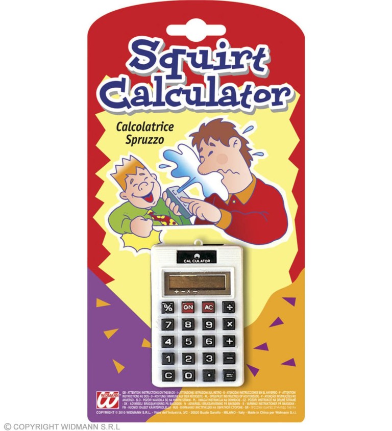 Žertík - práskající kalkulačka