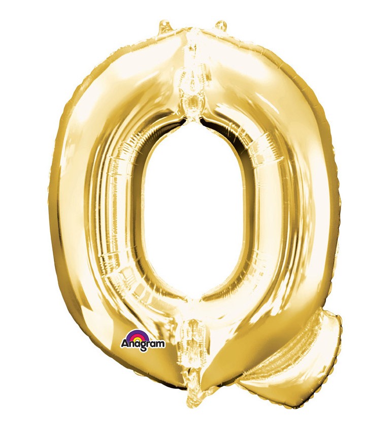 Balonek "Q" - zlatý