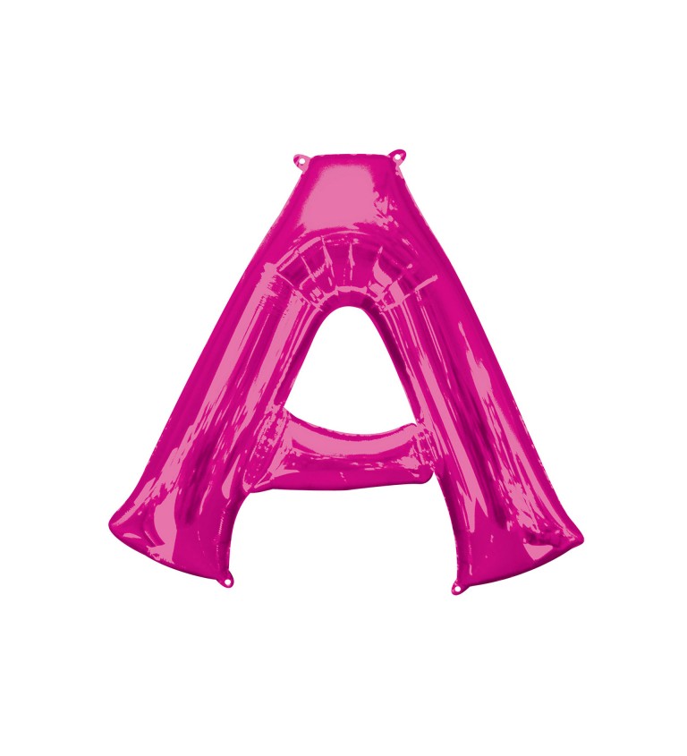 Balonek "A" - růžový