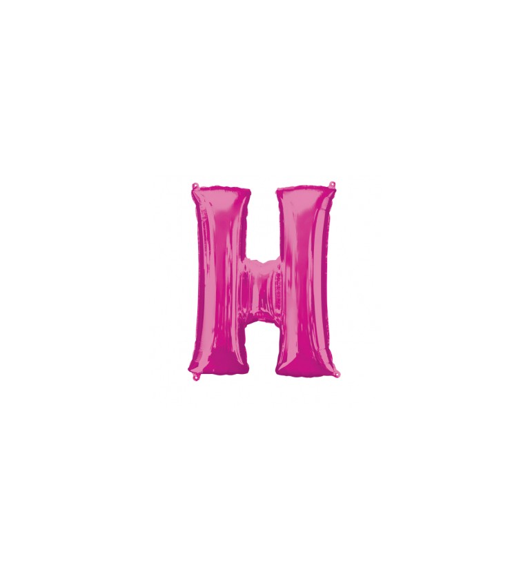 Balonek "H" - růžový