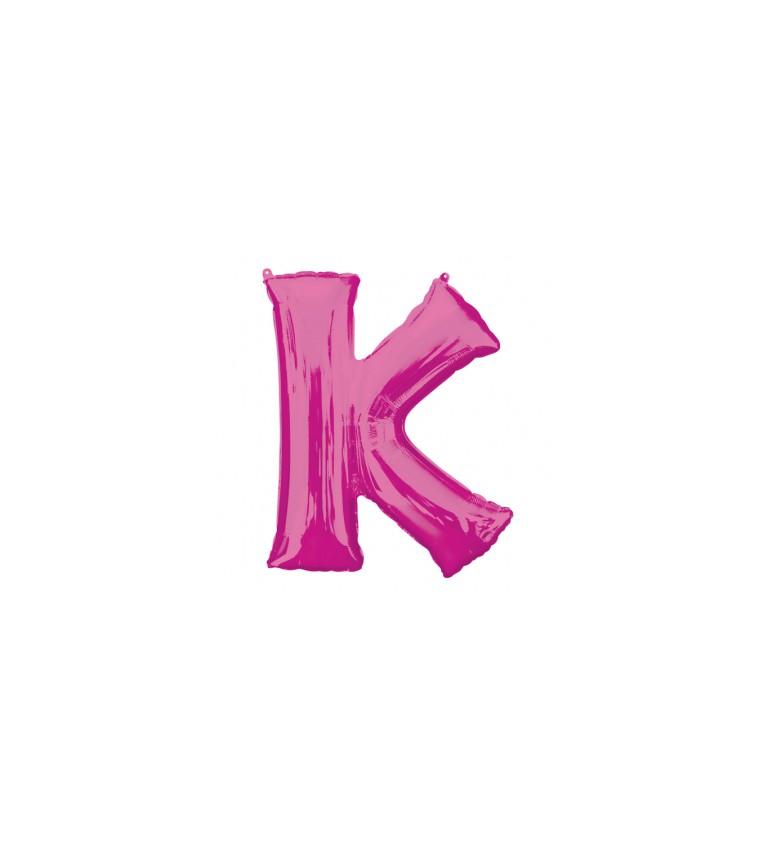 Balonek "K" - růžový