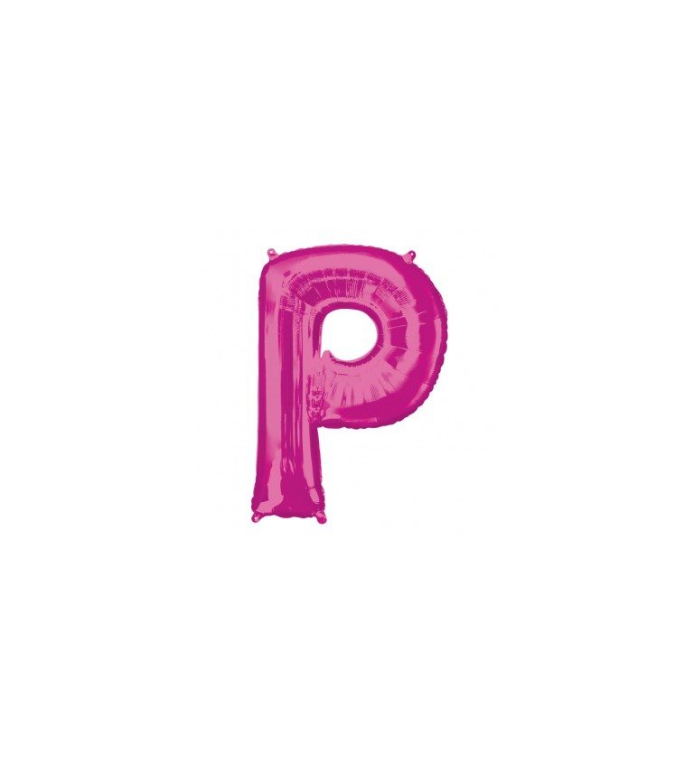 Balonek "P" - růžový