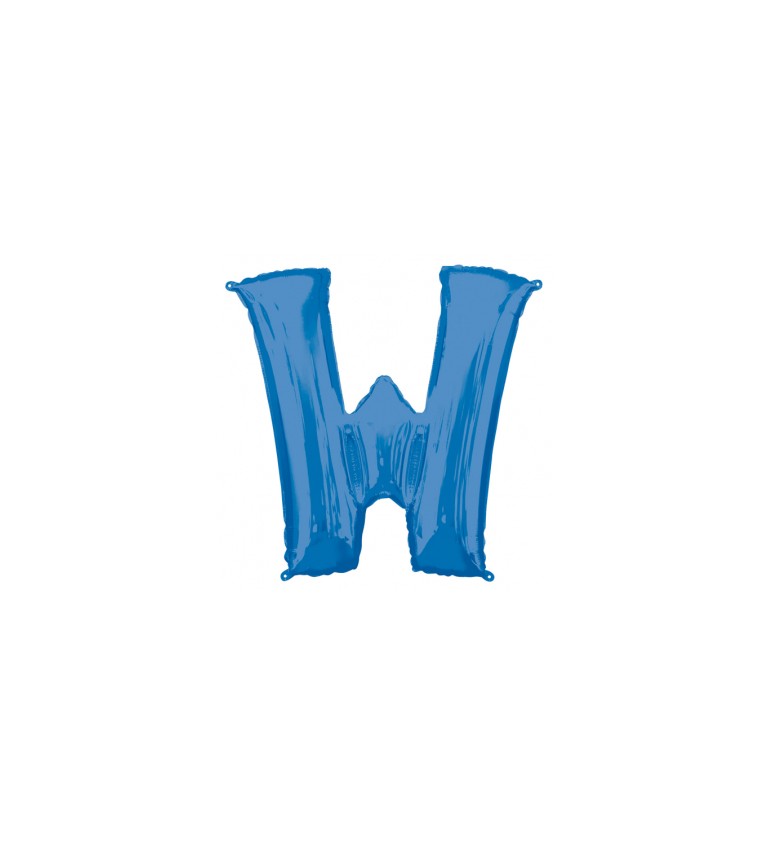 Balonek "W" - modrý