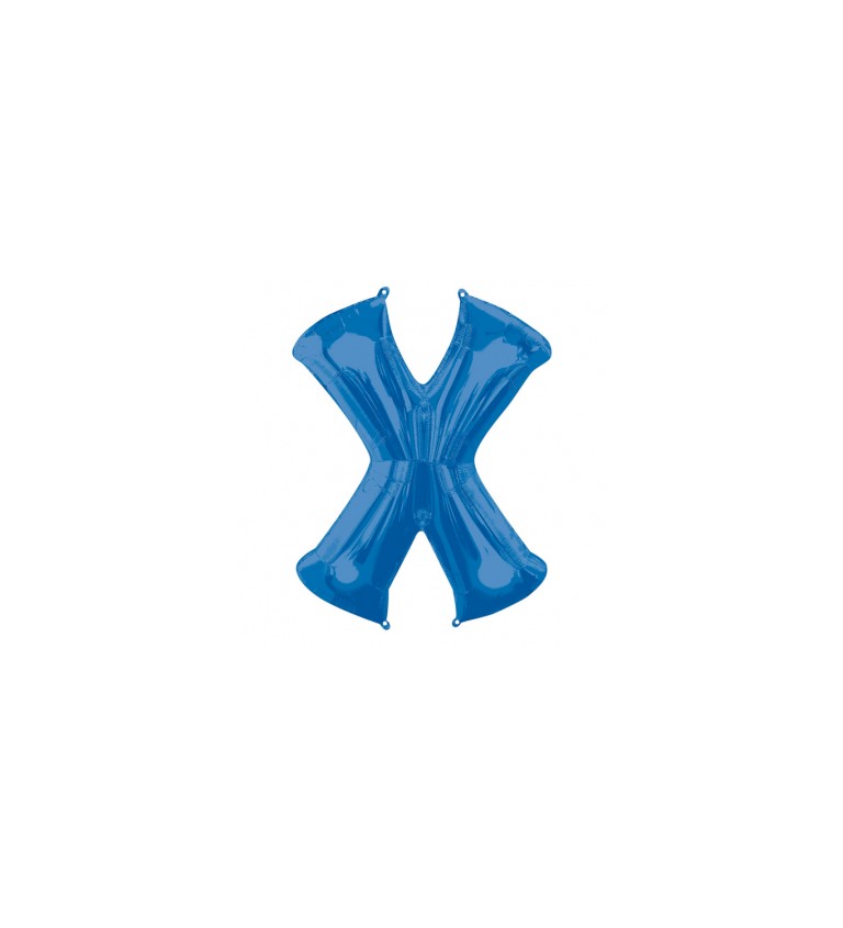 Balonek "X" - modrý