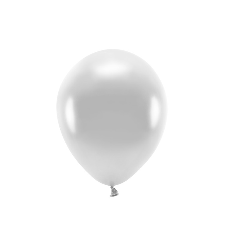 Stříbrné eko balónky