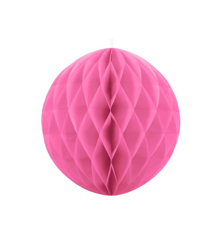 Dekorativní koule růžová - 20 cm