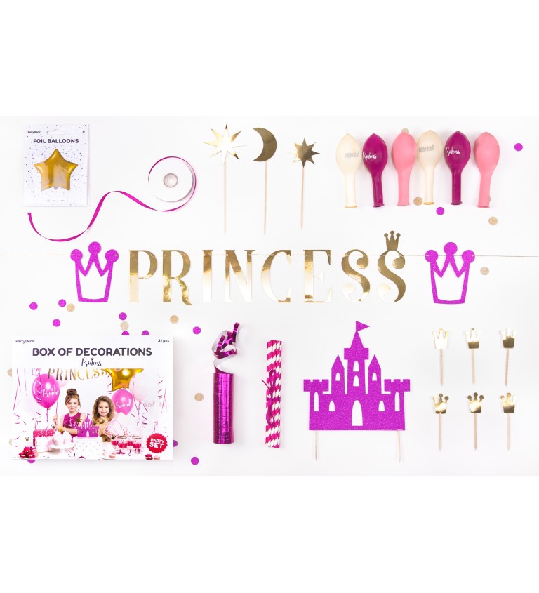Narozeninová sada PRINCESS II